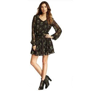 Free People Wild Horses mini Dress Black